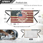 Server Apron with 3 Pockets, Waterproof Oil Waitress Waiter Half Apron - Image 7