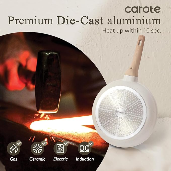 CAROTE 12 Inch Non Stick Frying Pan - Image 7