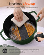 Nuwave 6QT Healthy Enameled Cast Iron Dutch Oven Pot - Image 7