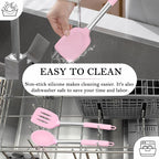 TeamFar Kitchen Utensils, for Frying Mixing Draining Turning, Healthy & - Image 7