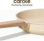 CAROTE 10" Frying Pan Set, Non-Toxic PTFE & PFOA Free Fry Pan & Omelet Pan - Image 7