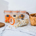 Glass Jars With Airtight Lids, 16 oz Glass Jars With Leak Proof Rubber Gasket - Image 8