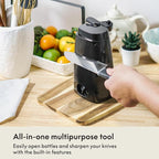 bella Electric Can Opener and Knife Sharpener, Removable Cutting Lever - Image 3