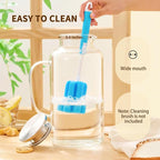 Hannadepot Glass Pitcher, 3.5L/118 oz Glass Water Pitcher - Image 6