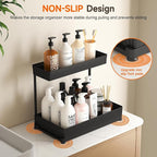 Sevenblue 3 Pack Multi-Purpose Pull-Out Storage Organizers, 2-Tier L-Shaped - Image 4