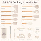 Astercook Kitchen Utensils set, 446°F Heat Resistant Food Grade Utensil Sets - Image 2