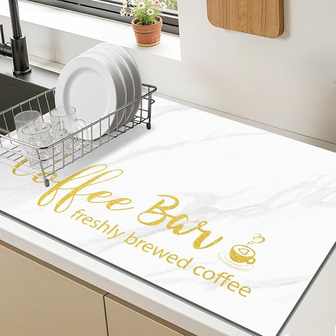 Findosom Dish Drying Mat, Cuttable Drying Mat - Image 7