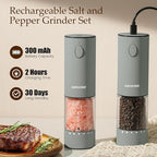 Newise Electric Salt and Pepper Grinder Set, Rechargeable - Image 4