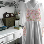 Uaussi Cotton Linen Apron Cross Back Work Apron - Image 2