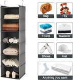 MAX Houser 6 Tier Shelf Hanging Closet Organizer, Closet Hanging Shelf - Image 9