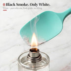 600ºF Heat Resistant Spatulas, High Heat Food Safe Semless Kitchen Silicone - Image 5