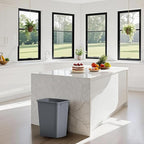 ROOMTEC 35QT Kitchen Trash Can, Lightweight and Sturdy Slim Trash Can, - Image 8