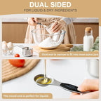 Stainless Steel Measuring Cups & Spoons Set, EWFEN Kitchen Tools Nesting - Image 7