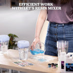 LET'S RESIN Resin Mixing Cups, Sturdy & Thick Disposable Measuring Cups - Image 7