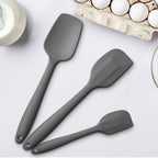 Silicone Spatula 3‑Piece Set Heat Resistant 600°F Non‑Stick Rubber Spatulas - Image 4