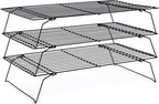 Cooling Rack for Baking 3 Tiers, Stainless Steel Baking Cooking Cooling Racks by Briout