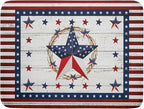 Giwawa Patriotic Stars Dish Drying Mat 4th of July America Star Wreath Dish by Giwawa