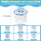 REFLYING Canned Cat Food Storage Lids, Reusable Airtight Can Cover Pet Food - Image 3