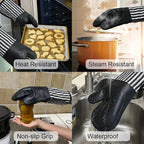 Alselo Silicone Oven Mitts Heat Resistant 932℉ - Image 4