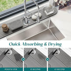 eormoe Kitchen Faucet Mat - Image 3