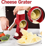 Rotary Cheese Grater with Handle Kitchen Shredder Slicer Grater Slicer Ice - Image 7