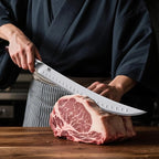 SHAN ZU Brisket Slicing Knife, 11.6 Inch Carving Knife Japanese High Carbon - Image 7