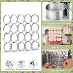 AIERSA Mini Egg Cookie Cutter, Round Small Easter Cookie Cutters, 1.2 Inch Tiny - Image 7