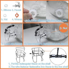 1 Gallon Glass Drink Dispenser for Parties, HENABLE Beverage Dispensers - Image 6