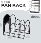 Cuisinel Heavy Duty Pots and Pans Organizer Rack - Image 3
