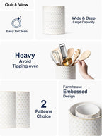 LE TAUCI Utensil Holder for Kitchen Counter - Image 3