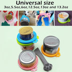 Food Can Spoon & Lids, One Multi-Functional Opener Spatula, Cute Paw Shape Spoon - Image 5