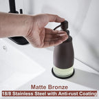 Gaussra Matte Brown Soap Dispenser - Image 8