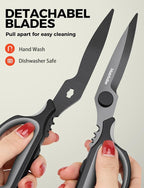Heavy Duty Kitchen Shears, All Purpose Herb and Kitchen Scissors - Image 6