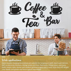 Queekay 7 Pieces Coffee Bar Sign Rustic Wall Decor Art Wooden Sign - Image 5