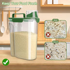 Komzon Rice Container, Airtight Rice Storage Container 10lb, Cereal Containers - Image 5