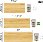 AMBIRD Bamboo Spice Drawer Organizer - Image 7