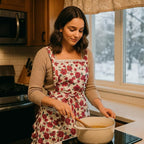 Funny Aprons for Women with Pockets, Kitchen Cooking Grilling Bbq Cute Chef - Image 2