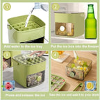 Ice Cube Tray with Lid & Bin Ice Maker Ice Trays - Image 7