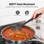 U-Taste Silicone Spoon Spatula Set, 600ºF High Heat Resistant Food Grade - Image 3