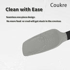 Coukre Silicone Spatula Set of 5, High Temperature Resistant, Food Grade - Image 4