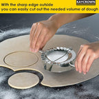 KAYCROWN 3.25 Inch Empanada Press, Stainless Steel Dumpling Maker Dough Cutter - Image 7