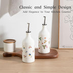 Sweejar Ceramic Olive Oil Dispenser Bottle - Image 2