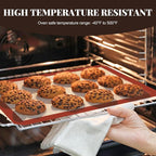 Silicone Baking Mat, 3 Pack Reusable Baking Mat, Food Safe Silicone Mats - Image 5