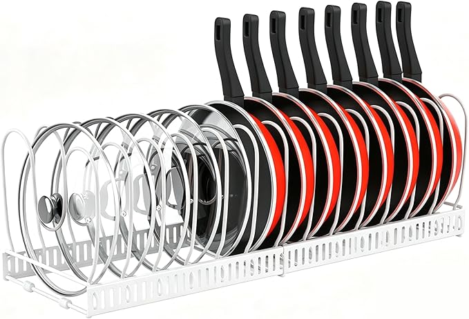 Expandable Pot and Pan Organizer by LuckySlycycLivingSecretary