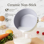 ROCKURWOK Ceramic Nonstick Sauce Pan - Image 3