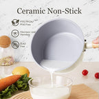 ROCKURWOK Ceramic Nonstick Sauce Pan - Image 3