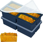 Silicone Freezer Molds for Soup by Unknown