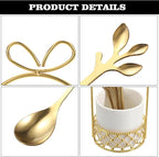 ELLDOO Coffee Spoon Set, Creative Flatware Set - Image 6