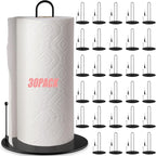30Pack Paper Towel Holder, Bulk Black Paper Towel Holder Stand Countertop by QualityEfficiency