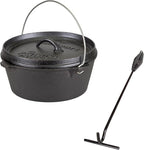 Stansport Pre-Seasoned Cast Iron Dutch Oven by Stansport